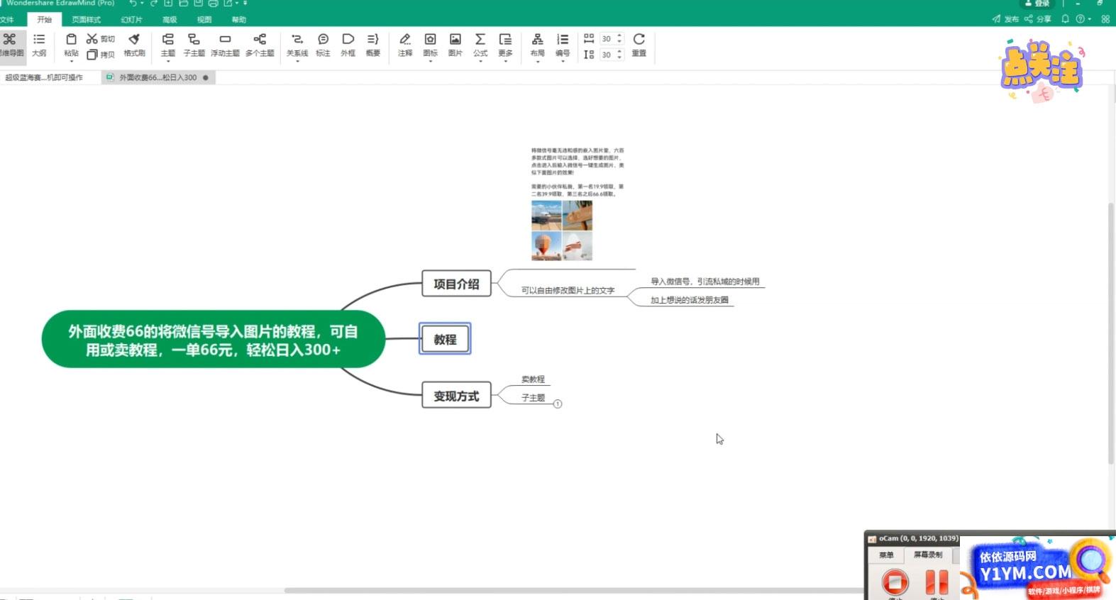 外面收费 66 的将微信号导入图片的教程，可自用或卖教程，一单 66 元，轻松日入 300+插图